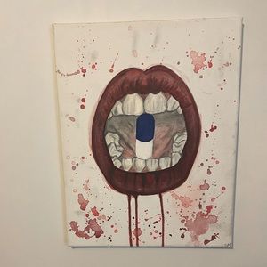 Lips painting